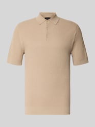Slim Fit Poloshirt mit Knopfleiste von Matinique Beige - 9