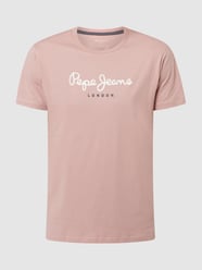T-Shirt aus Baumwolle Modell 'Eggo' von Pepe Jeans Rosa - 5