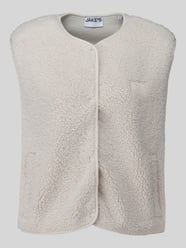 Regular Fit Weste mit Logo-Detail von Jake*s Casual - 15