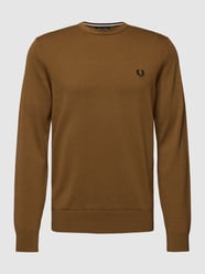 Gebreide pullover met labelstitching van Fred Perry - 4