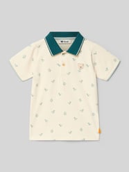 Koszulka polo o kroju regular fit z wyhaftowanym logo od Steiff - 38