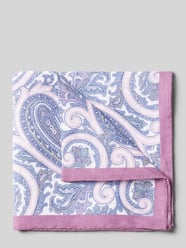 Leineneinstecktuch mit Paisley-Muster von Verugia Rosa - 41