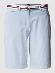 Bermudas mit Stoffgürtel von Tommy Hilfiger Blau / Türkis - 14