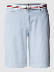 Bermudas mit Stoffgürtel von Tommy Hilfiger Blau - 28