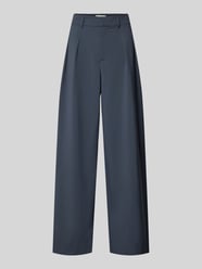 Wide Leg Stoffhose mit Bundfalten Modell 'TAILORED' von Calvin Klein Jeans Blau - 32