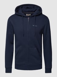 Sweatjacke mit Label-Design Modell 'Downton' von Blend Blau - 37