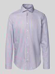 Slim fit zakelijk overhemd met kentkraag van SEIDENSTICKER Beige - 47