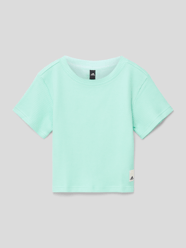 T-shirt in riblook van ADIDAS SPORTSWEAR Groen - 24