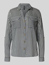 Regular fit overhemdblouse van pure viscose, model 'BUMPY' van Vero Moda - 4