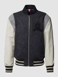 Collegejack met labelpatch van Tommy Hilfiger Grijs - 26