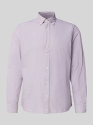 Regular fit vrijetijdsoverhemd van puur katoen van Marc O'Polo Fuchsia - 41