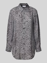 Regular Fit Longbluse aus Viskose mit Knopfleiste von comma - 36