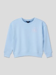 Sweatshirt mit Label-Print Modell 'BUBBLE' von Polo Ralph Lauren Kids Blau - 14