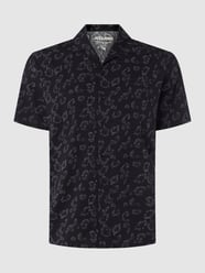 Regular fit vrijetijdsoverhemd met viscose, model 'Jungle' van Jack & Jones Grijs / zwart - 37