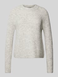 Sweter z dzianiny o kroju regular fit z prążkowanej dzianiny model ‘ELLEN’ od Pieces - 40