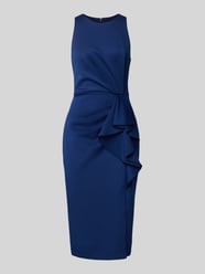Cocktailkleid mit Rundhalsausschnitt und Volants von Adrianna Papell - 15