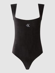 Body aus Cord  von Calvin Klein Jeans Grau / Schwarz - 18