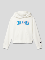 Hoodie mit Logo-Print Modell 'Rochester' von CHAMPION Weiß - 46