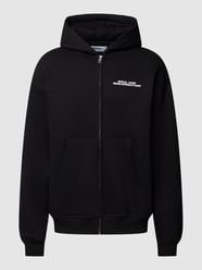 Sweatjack met capuchon van Multiply Apparel Grijs / zwart - 1