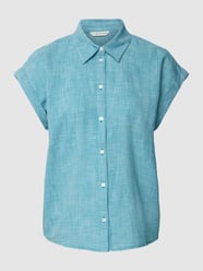 Bluse mit Strukturmuster von Tom Tailor Blau - 26