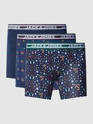 PLUS SIZE Trunks mit elastischem Label-Bund im 3er-Pack von Jack & Jones Plus Blau - 19