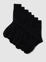 Socken mit Label-Stitching im 7er-Pack von MCNEAL Schwarz - 39