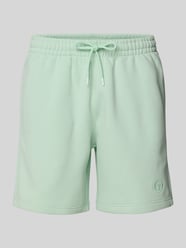 Regular fit sweatshorts met logostitching, model 'SIMBA' van SERGIO TACCHINI - 16