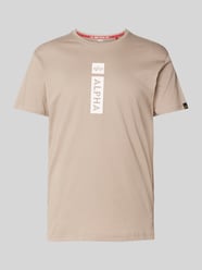 T-Shirt aus reiner Baumwolle von Alpha Industries Beige - 20