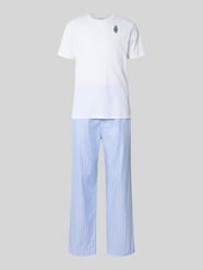 Relaxed fit pyjama met logostitching, model 'Sleep' van Polo Ralph Lauren Underwear - 19