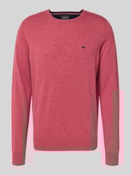 Regular Fit Pullover mit Kaschmir-Anteil Modell 'Merino' von Fynch-Hatton - 3
