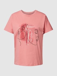 T-Shirt mit Motiv-Print von Christian Berg Woman Rosa - 10