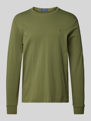 Custom Slim Fit Longsleeve mit Rundhalsausschnitt von Polo Ralph Lauren Grün - 2