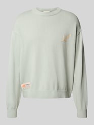 Strickpullover mit Logo-Stitching von ANOTHER COTTON LAB - 9