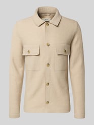 Regular fit overhemdjack van zuivere wol, model 'NEALY' van SELECTED HOMME Beige - 23