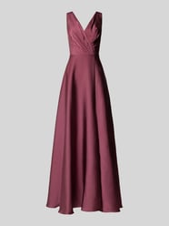 Abendkleid in Wickel-Optik von Laona Rot - 44