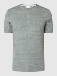 Koszulka serafino melanżowa od s.Oliver RED LABEL Zielony - 26