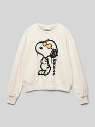 Oversized Sweatshirt aus weichem Baumwoll-Mix mit Peanuts®-Print von s.Oliver RED LABEL Beige - 29