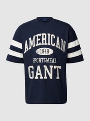 T-shirt met labelprint van Gant - 45