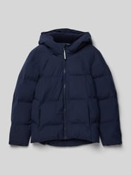 Steppjacke mit Kapuze von Killtec Blau - 30