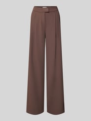 Wide Leg Stoffhose mit Raffungen von Christian Berg Cocktail Beige - 38
