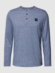 Longsleeve mit kurzer Knopfleiste von s.Oliver RED LABEL Grau - 4
