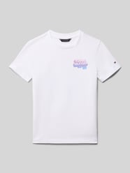 Regular Fit T-Shirt aus reiner Baumwolle von Tommy Hilfiger Teens - 46