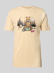 T-Shirt mit Label-Print von SANTA CRUZ Beige - 10