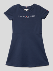 Shirtkleid mit Label-Stitching von Tommy Hilfiger Kids Blau - 24