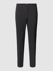 Stretchbroek met elastische band, model 'ROS' van Cambio Grijs / zwart - 37