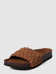 Slides mit Zopfmuster von Rip Curl Braun - 34