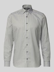 Slim Fit Businesshemd aus Baumwoll-Mix mit Haifischkragen von OLYMP Level 5 - 47