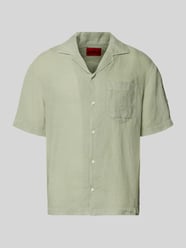 regular fit vrijetijdsoverhemd van puur linnen model 'EXOLINO' van HUGO - 11