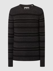 Pullover mit Streifenmuster Modell 'Oono' von Jack & Jones Grau - 12