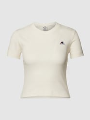 T-Shirt mit Label-Stitching von CHAMPION Beige - 7